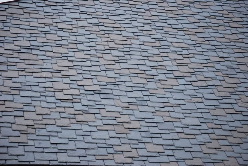 new england slate roof closeup