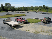 new england slate office and cars